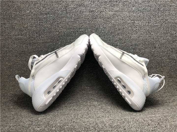 New Nike Air Max 2090 White Black Running Shoes - Click Image to Close